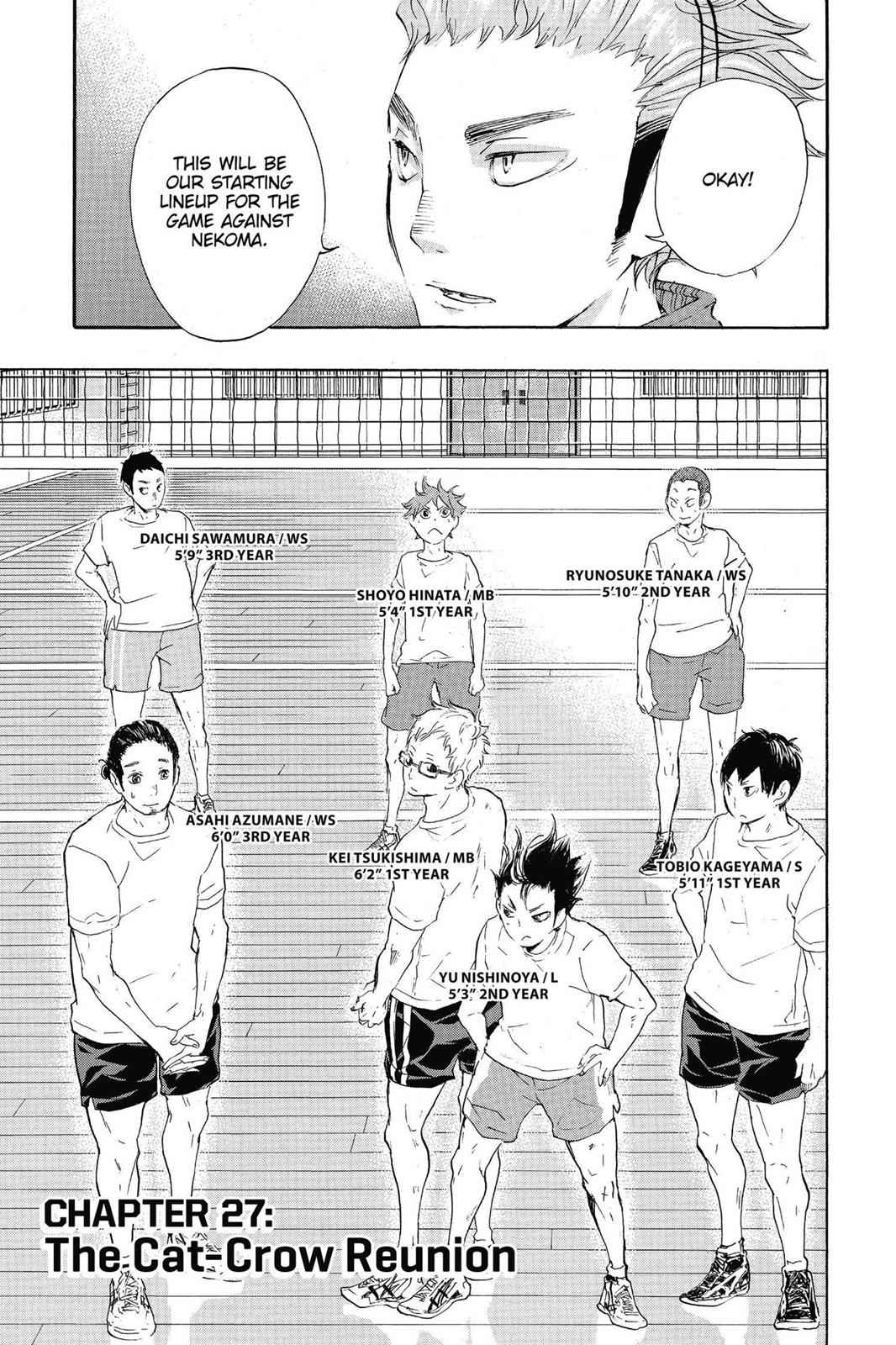 Haikyu!! 108 - Read Haikyu!! Chapter 108 Online  Haikyuu manga, Haikyuu  anime, Haikyuu tsukishima