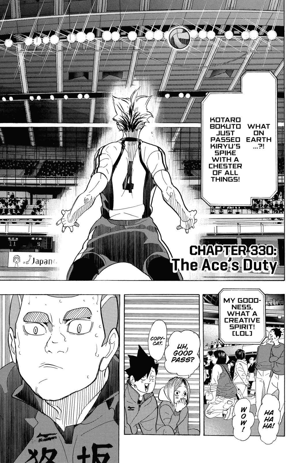 Haikyuu Chapter 330 | Read Haikyuu!! Manga Online