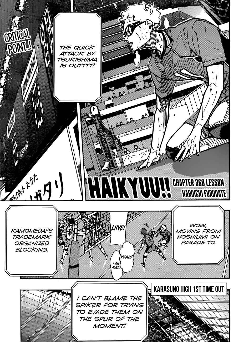 Haikyuu Chapter 360 Read Haikyuu Manga Online